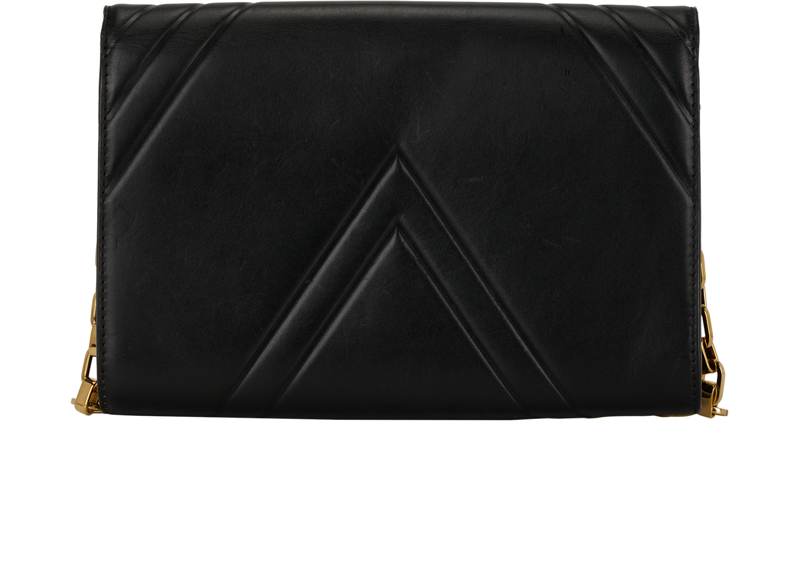 Airy VLouise Pochette, &pound;895, Handbags, Black, Leather, Back view